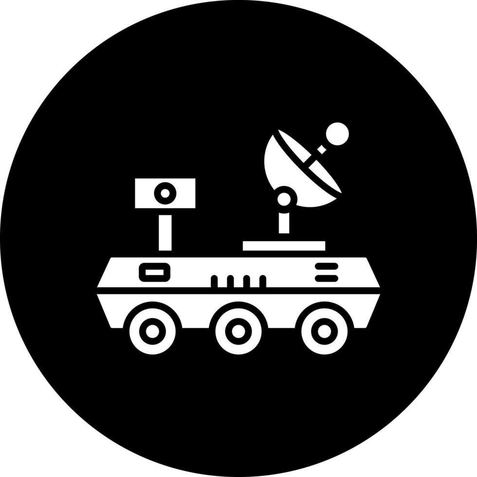 Mars Rover Vector Icon Style