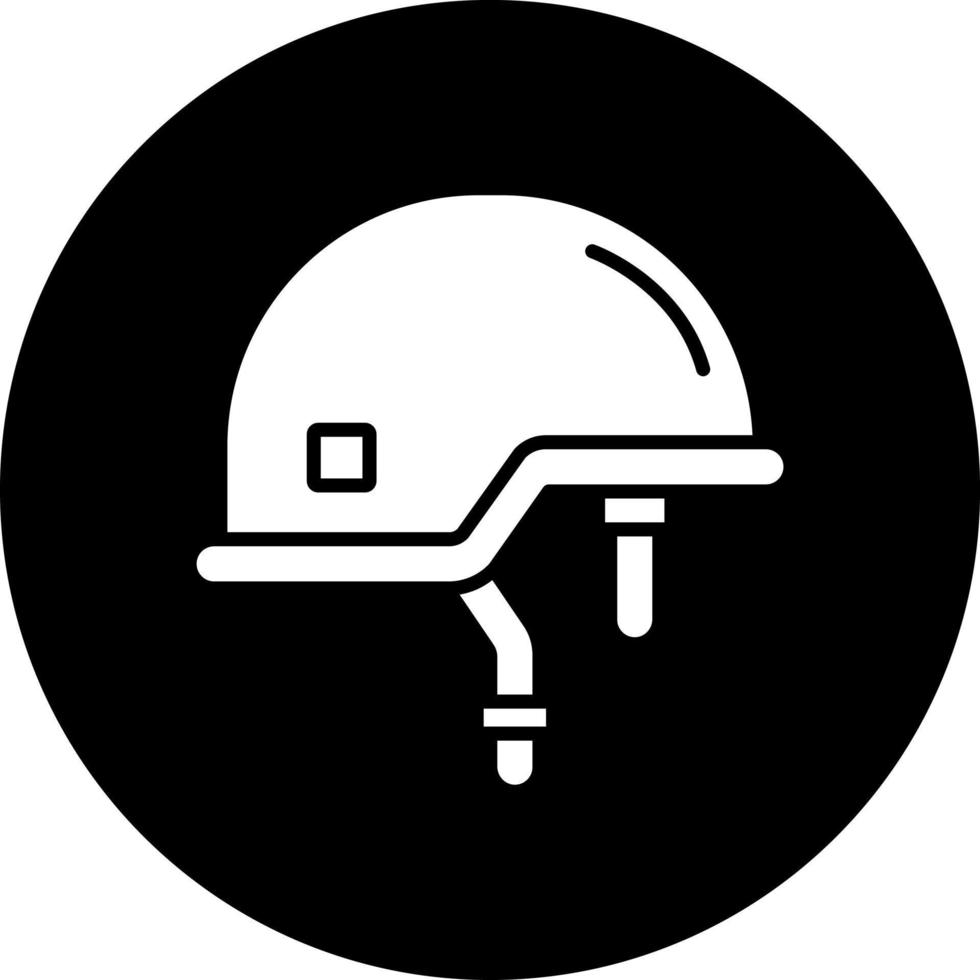 soldado casco vector icono estilo