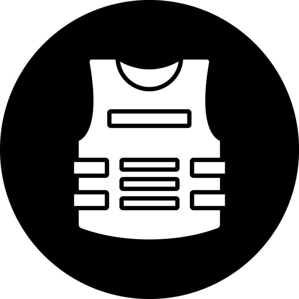 Bulletproof Vest Vector Icon Style