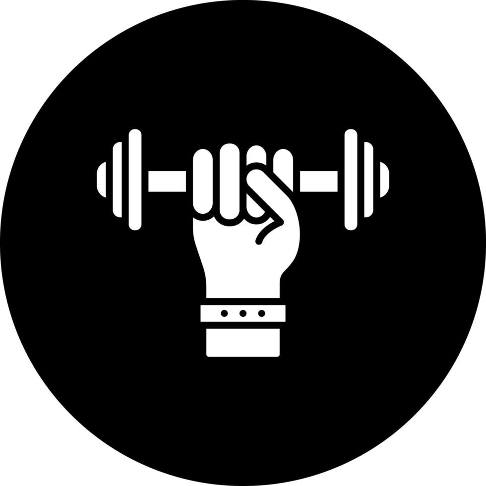 Weight Lifting Vector Icon Style
