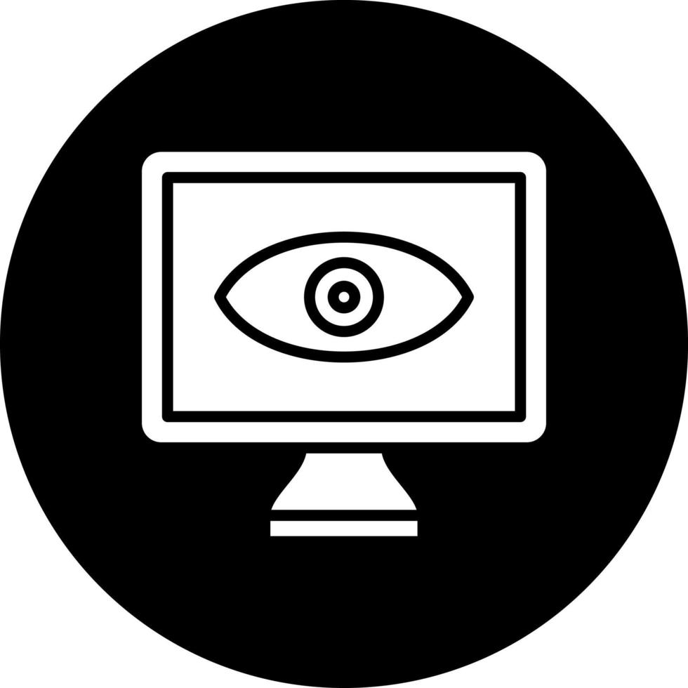 Monitor Vector Icon Style
