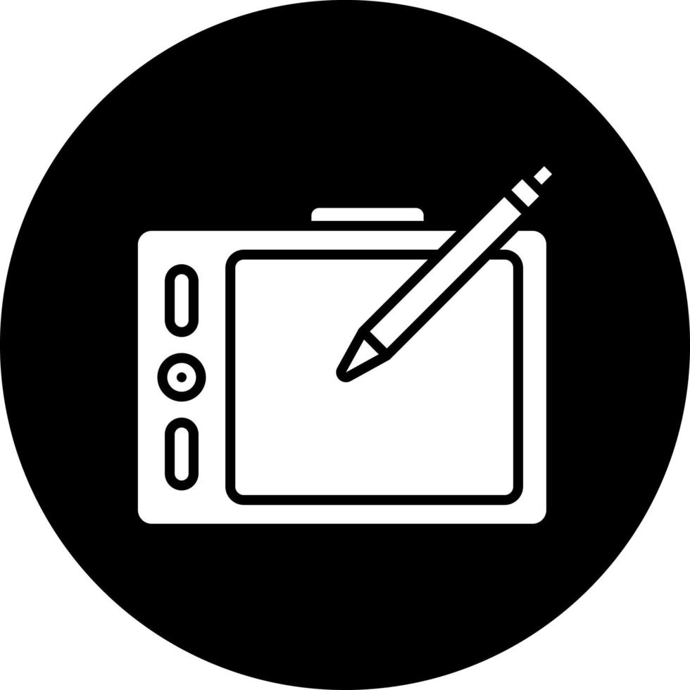 Pen Tablet Vector Icon Style