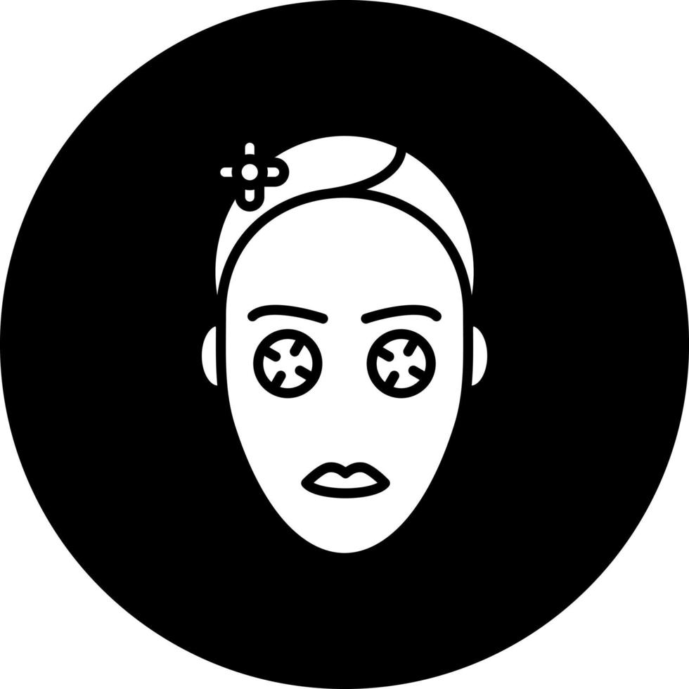 Face Mask Vector Icon Style