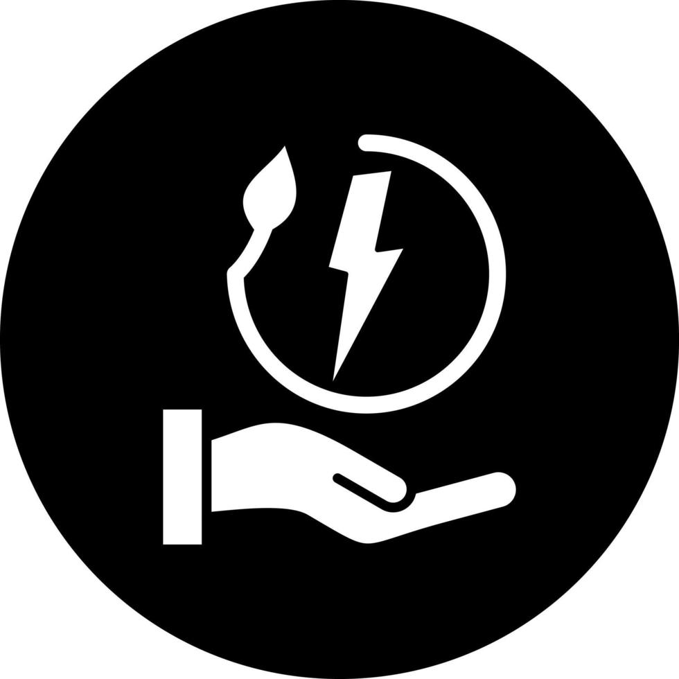 Energy Saving Vector Icon Style