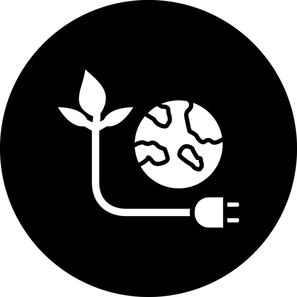 Green Energy Vector Icon Style