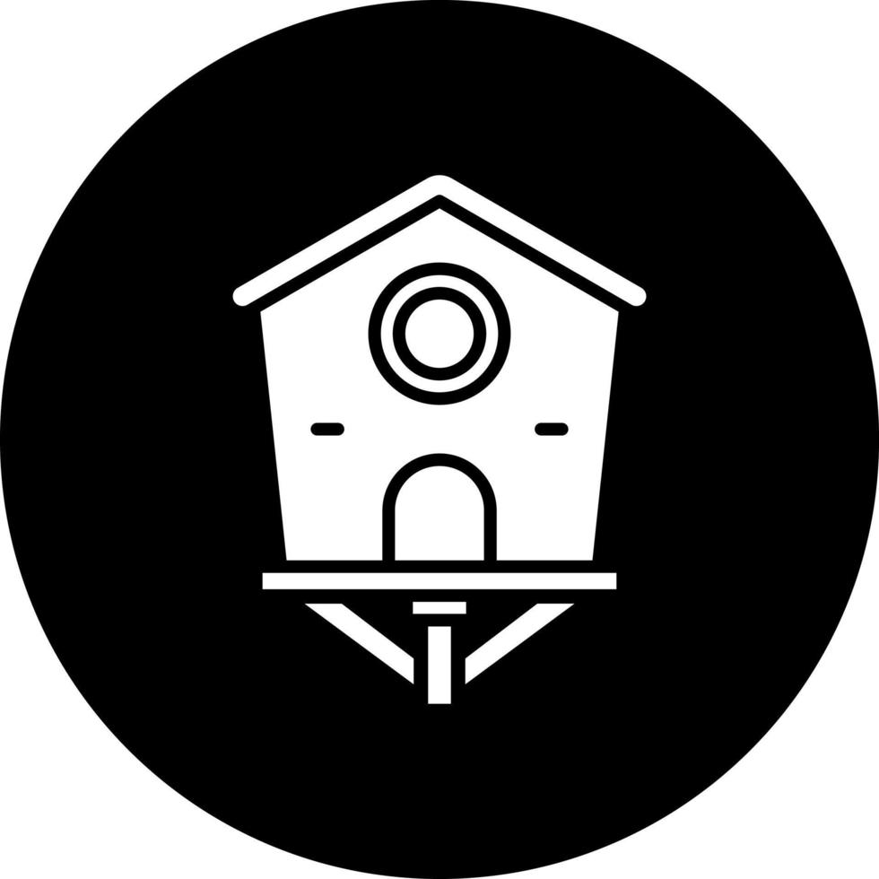Bird House Vector Icon Style