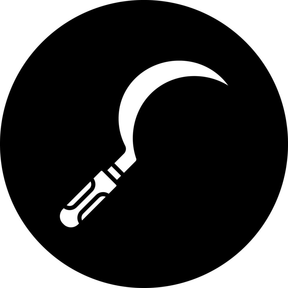 Sickle Vector Icon Style
