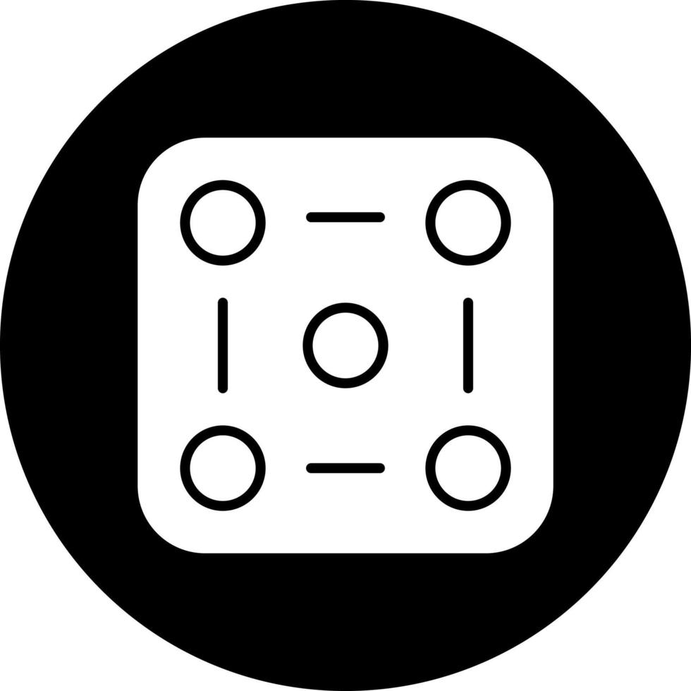 dados vector icono estilo