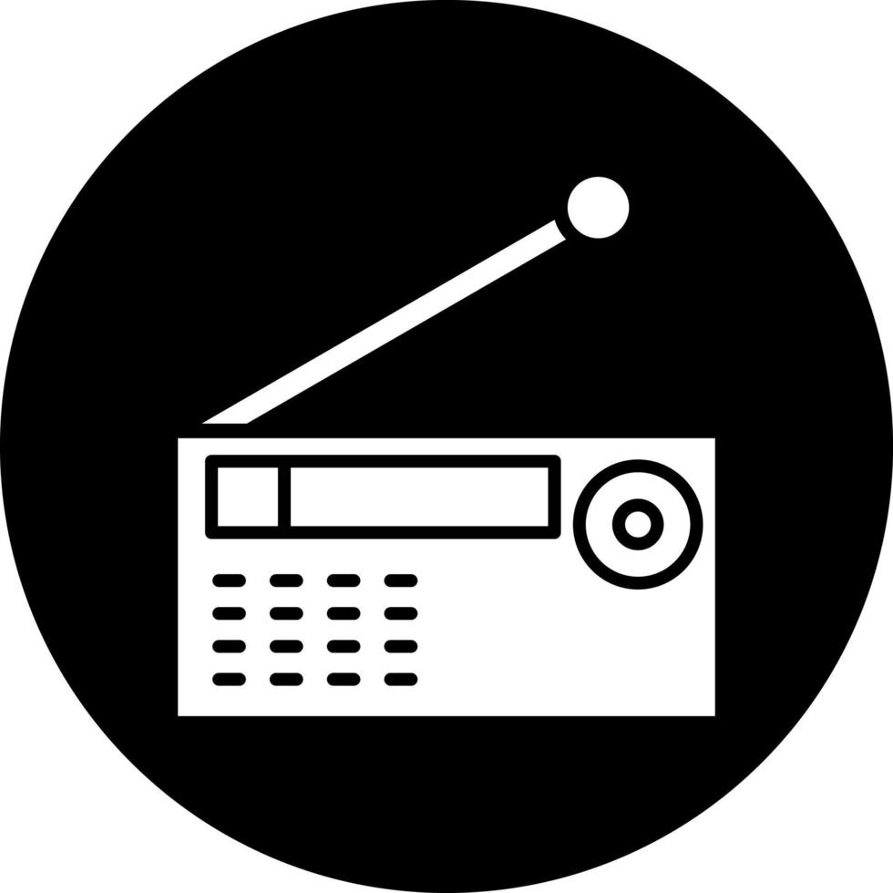 Radio Vector Icon Style