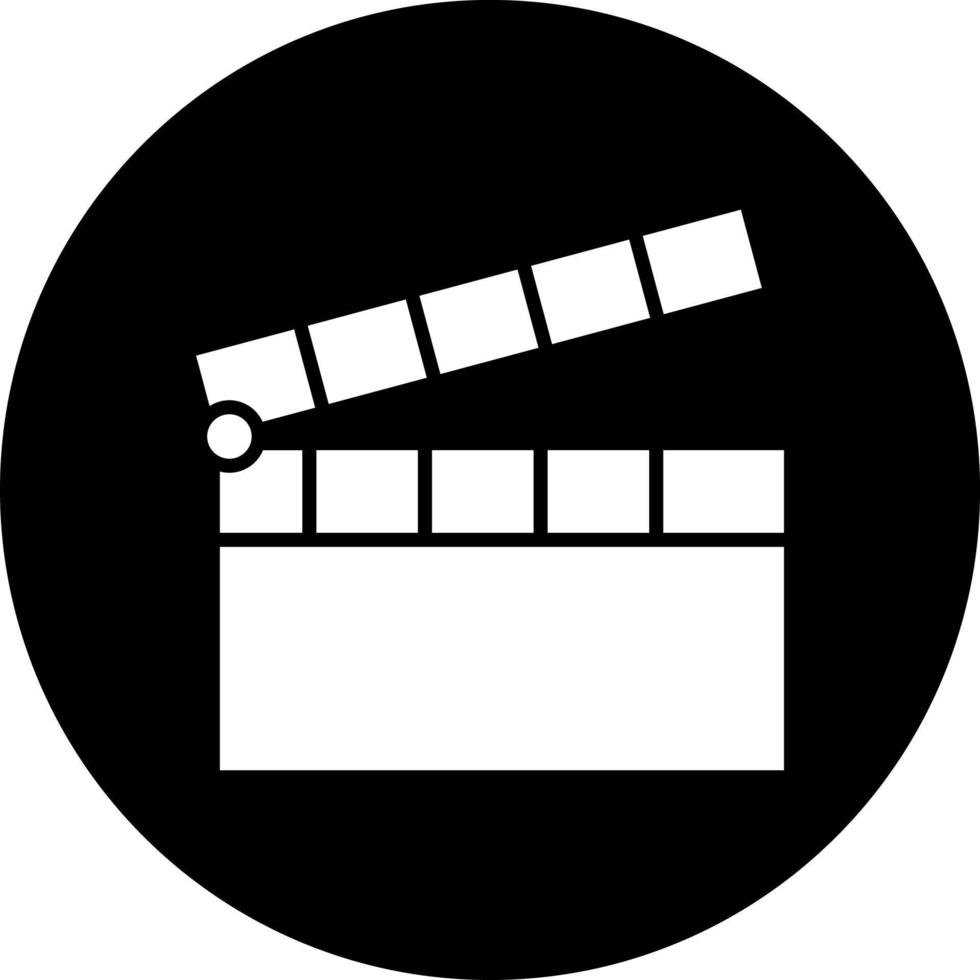 Clapperboard Vector Icon Style