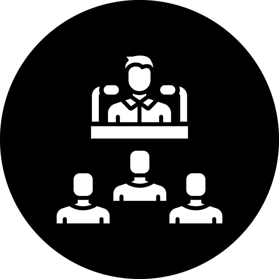 Conference Vector Icon Style