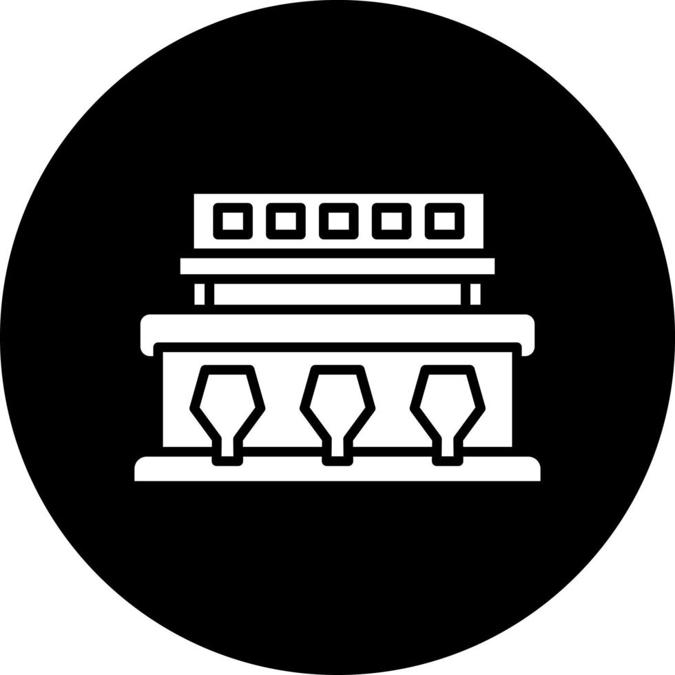 Sorting Machine Vector Icon Style