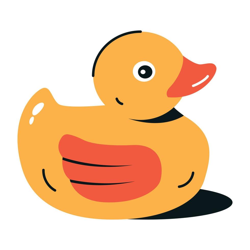 Trenedy Rubber Duck vector