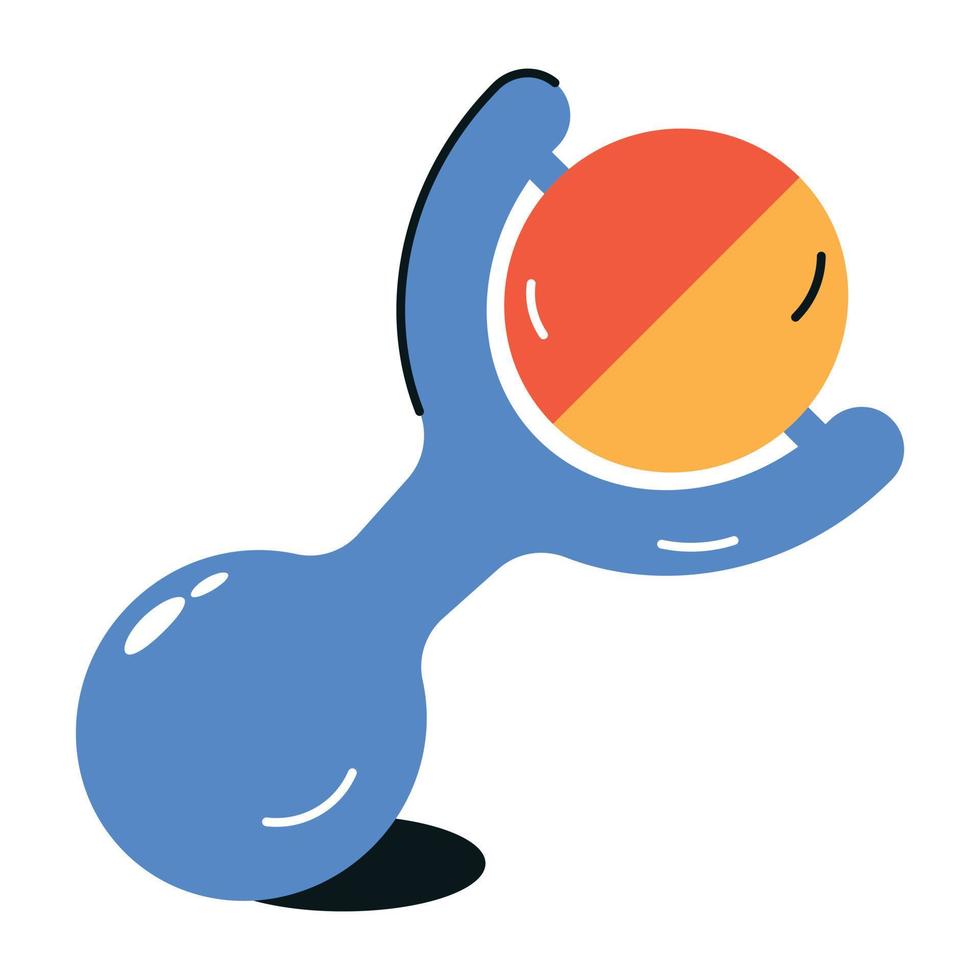 Trendy Baby Toy vector