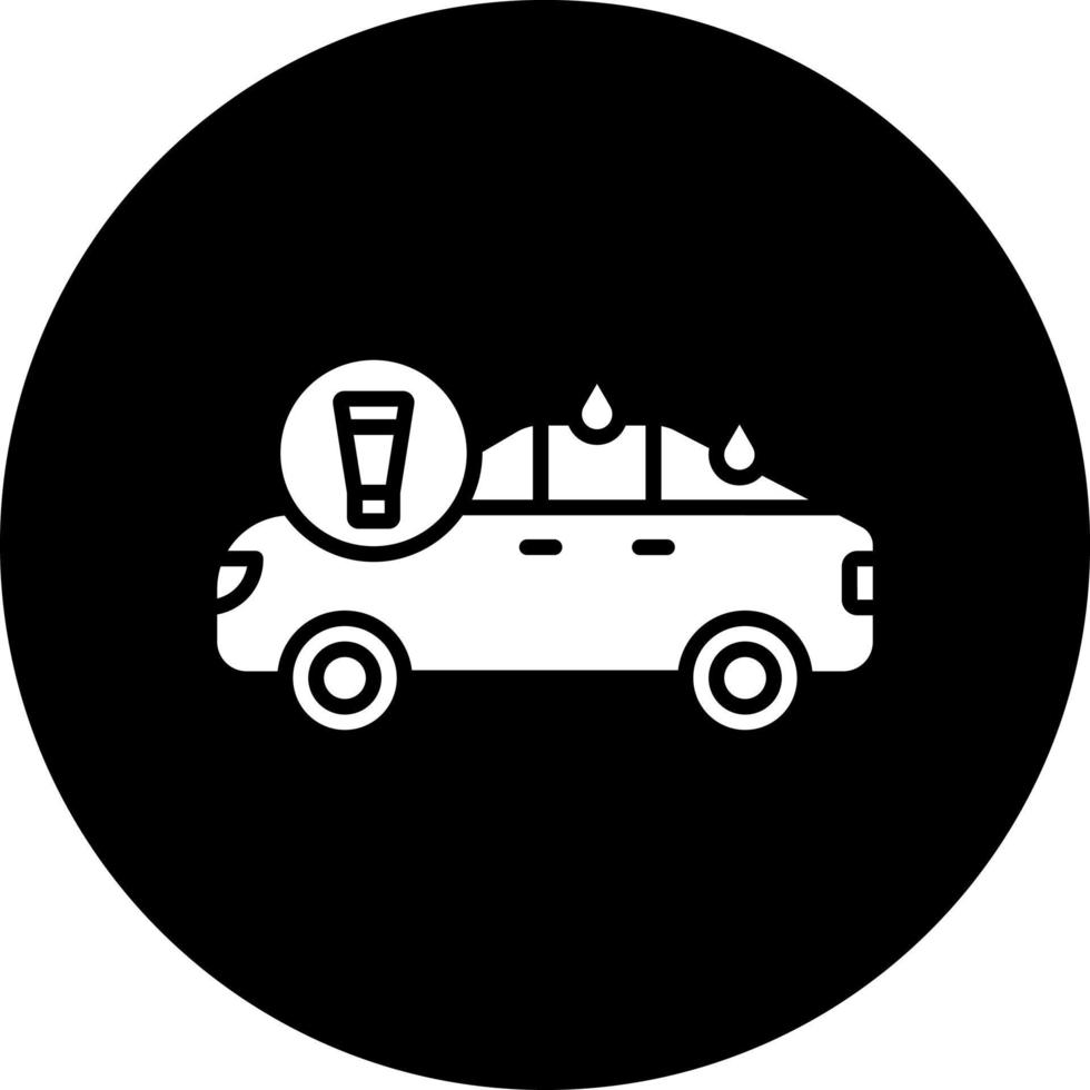 Car Waxing Vector Icon Style