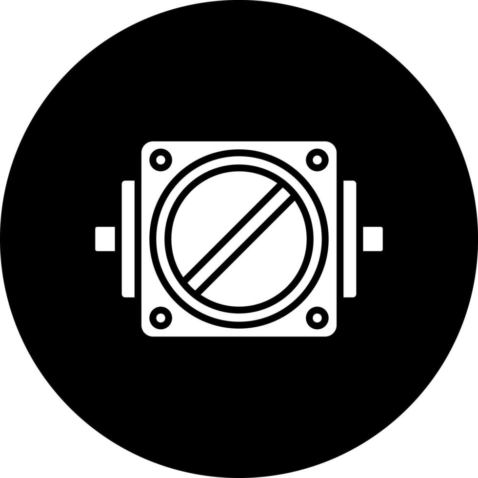 Throttle Plate Vector Icon Style