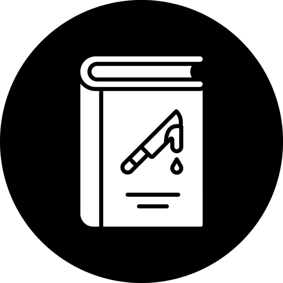 Literary Crime Vector Icon Style