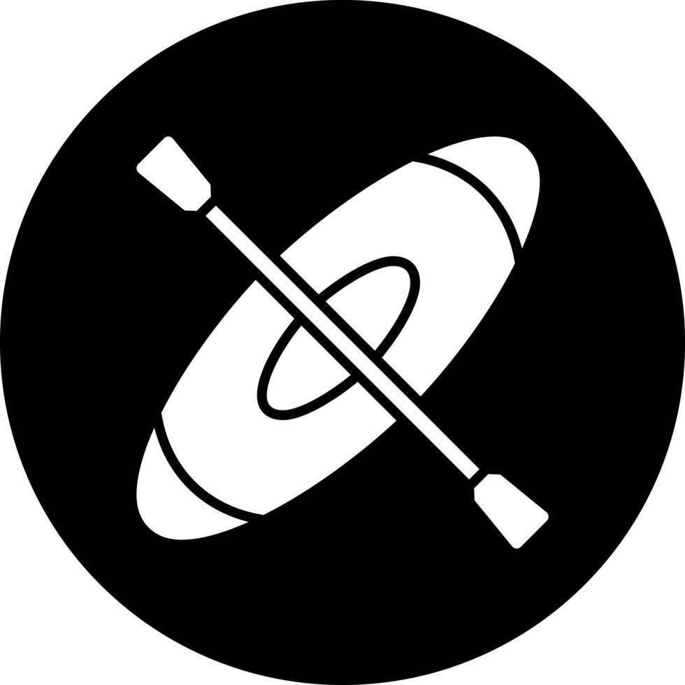 Kayak Vector Icon Style