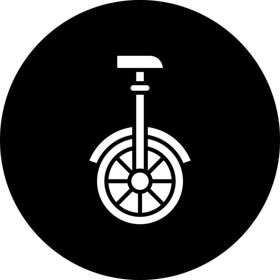 Monocycle Vector Icon Style