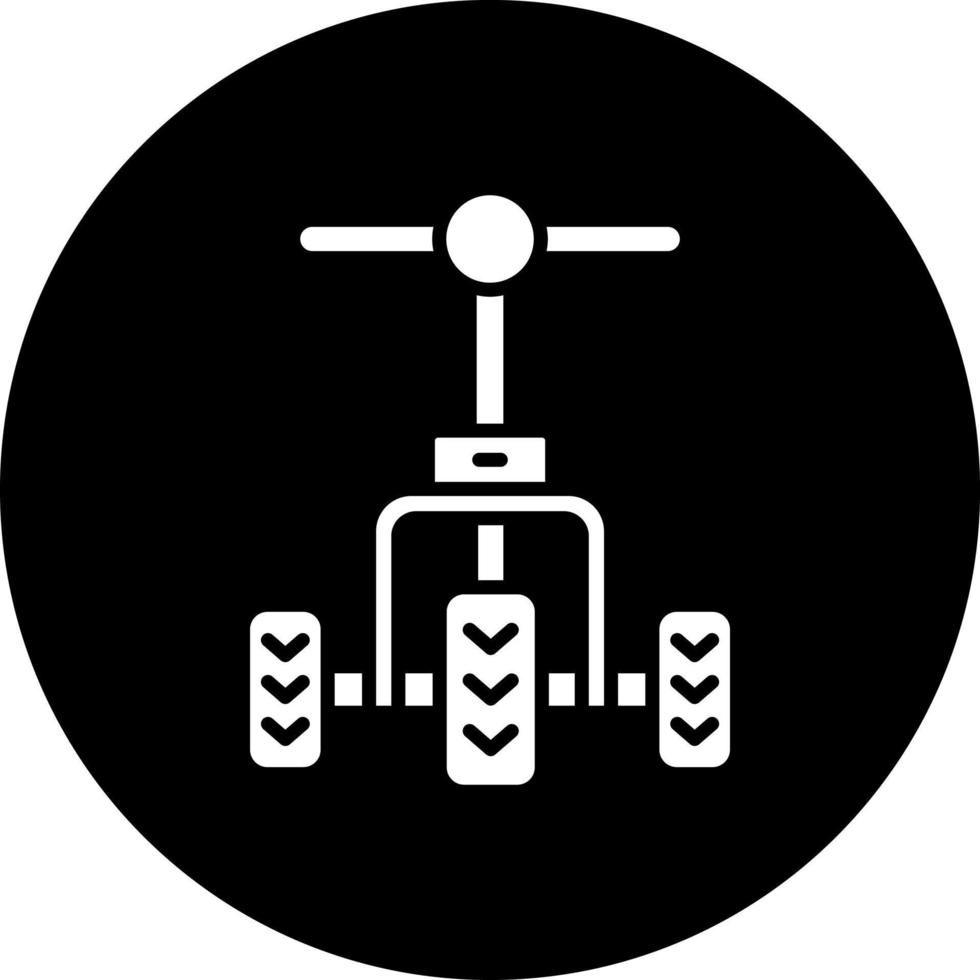 Tricycle Vector Icon Style