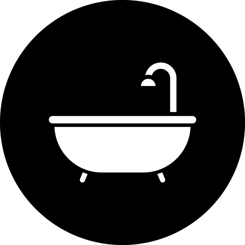 Bathtub Vector Icon Style