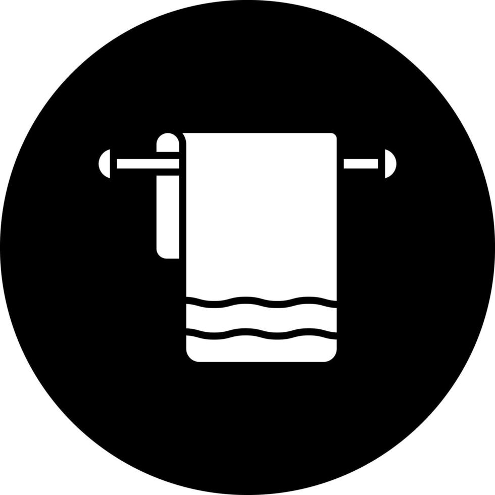 Towel Rack Vector Icon Style