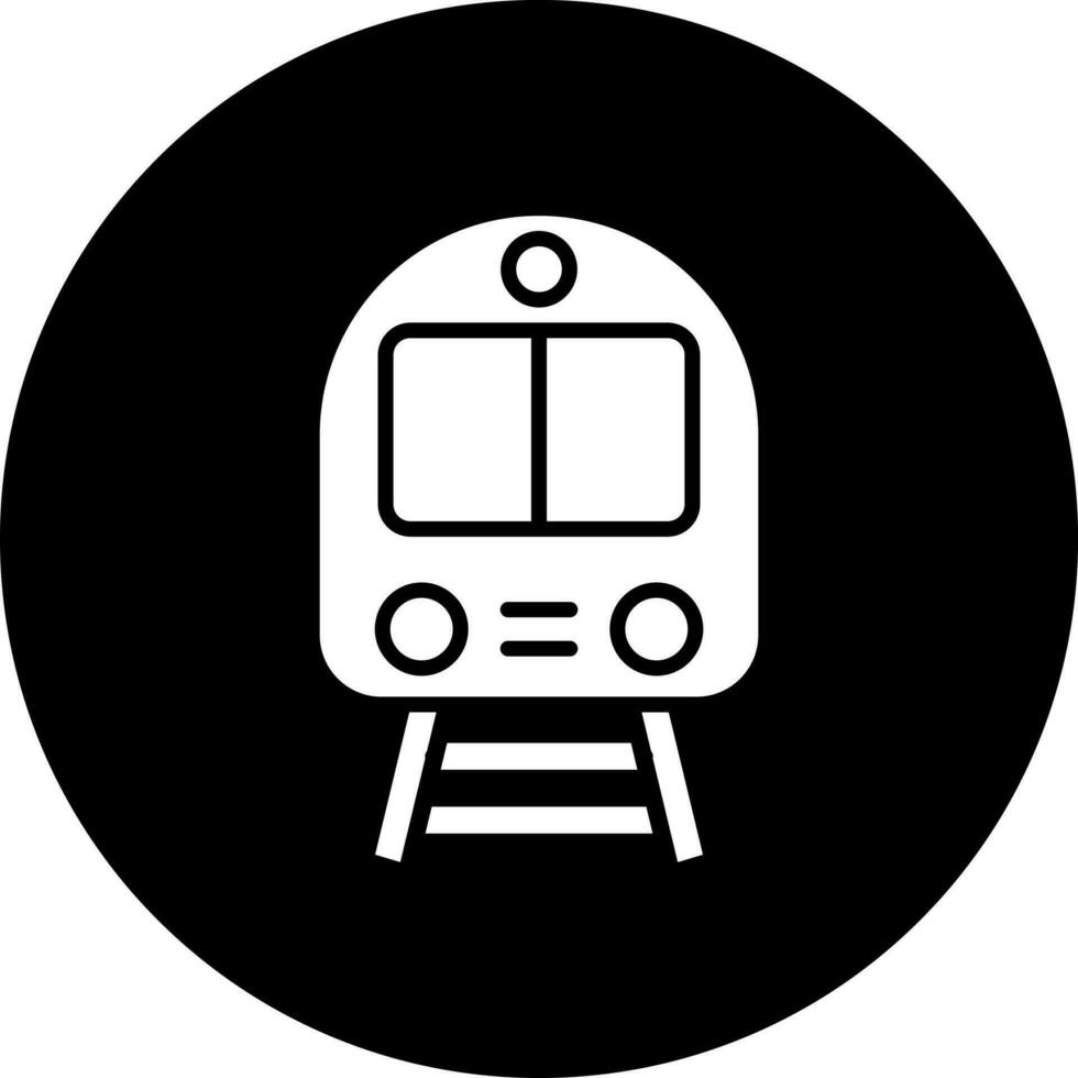 tren vector icono estilo