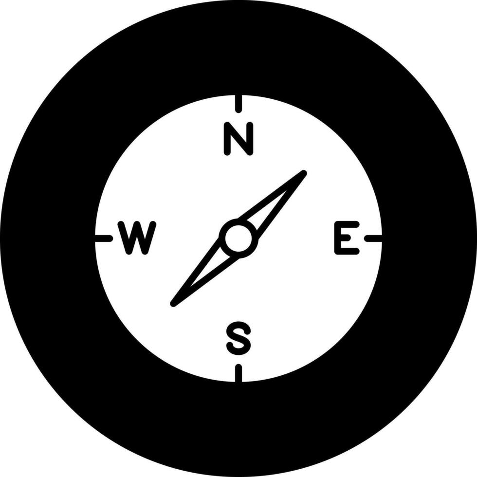 Compass Vector Icon Style