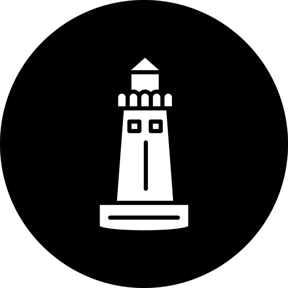 faro vector icono estilo