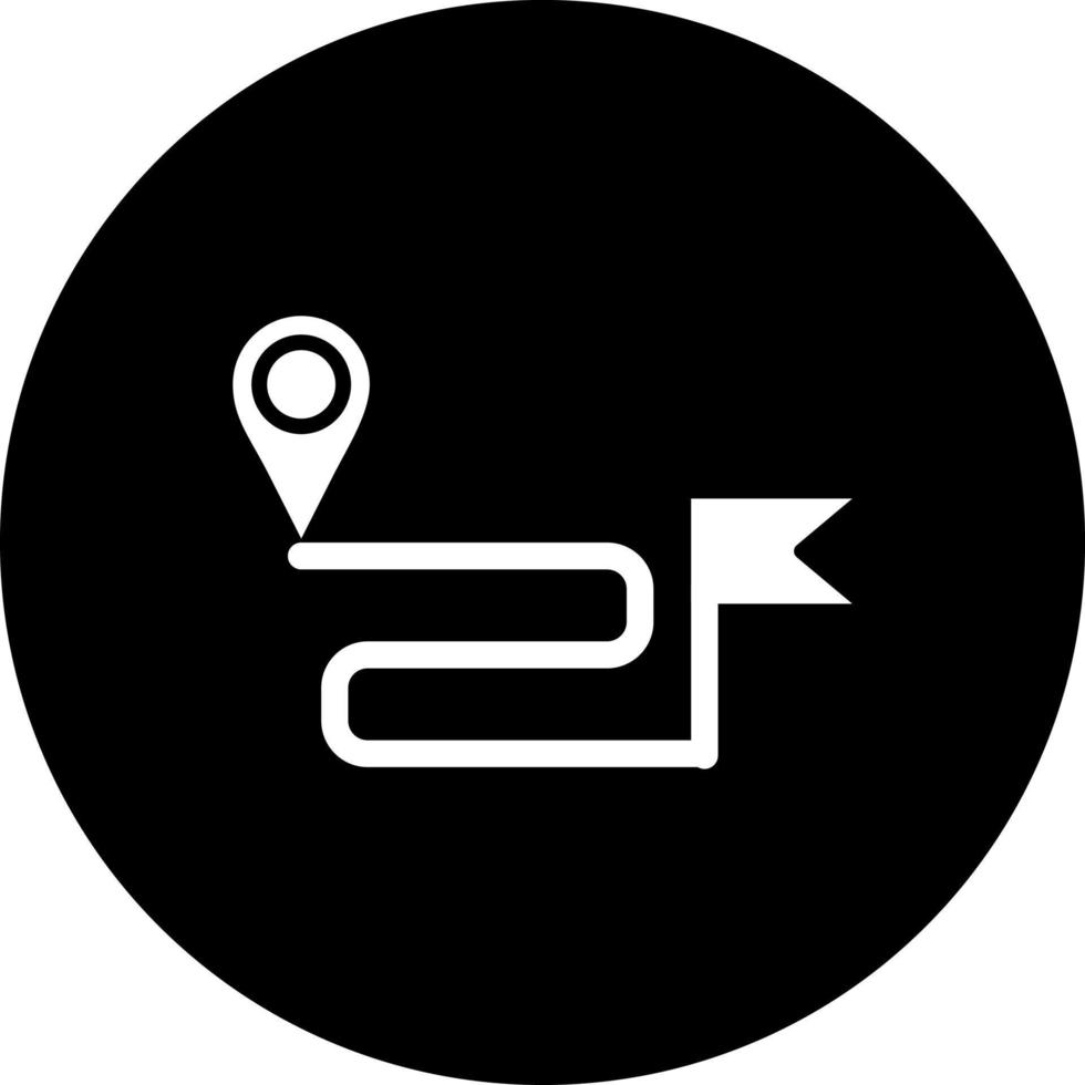 Point Destination Vector Icon Style