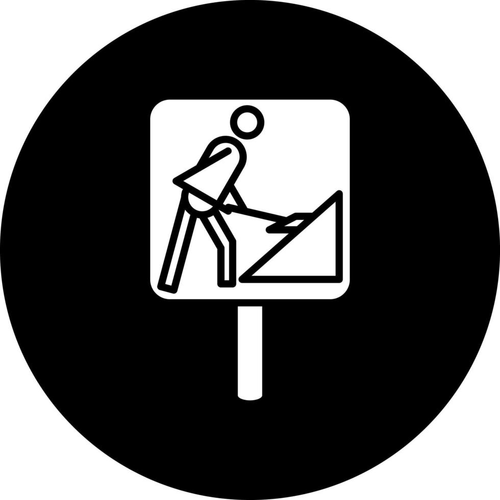 Roadworks Vector Icon Style