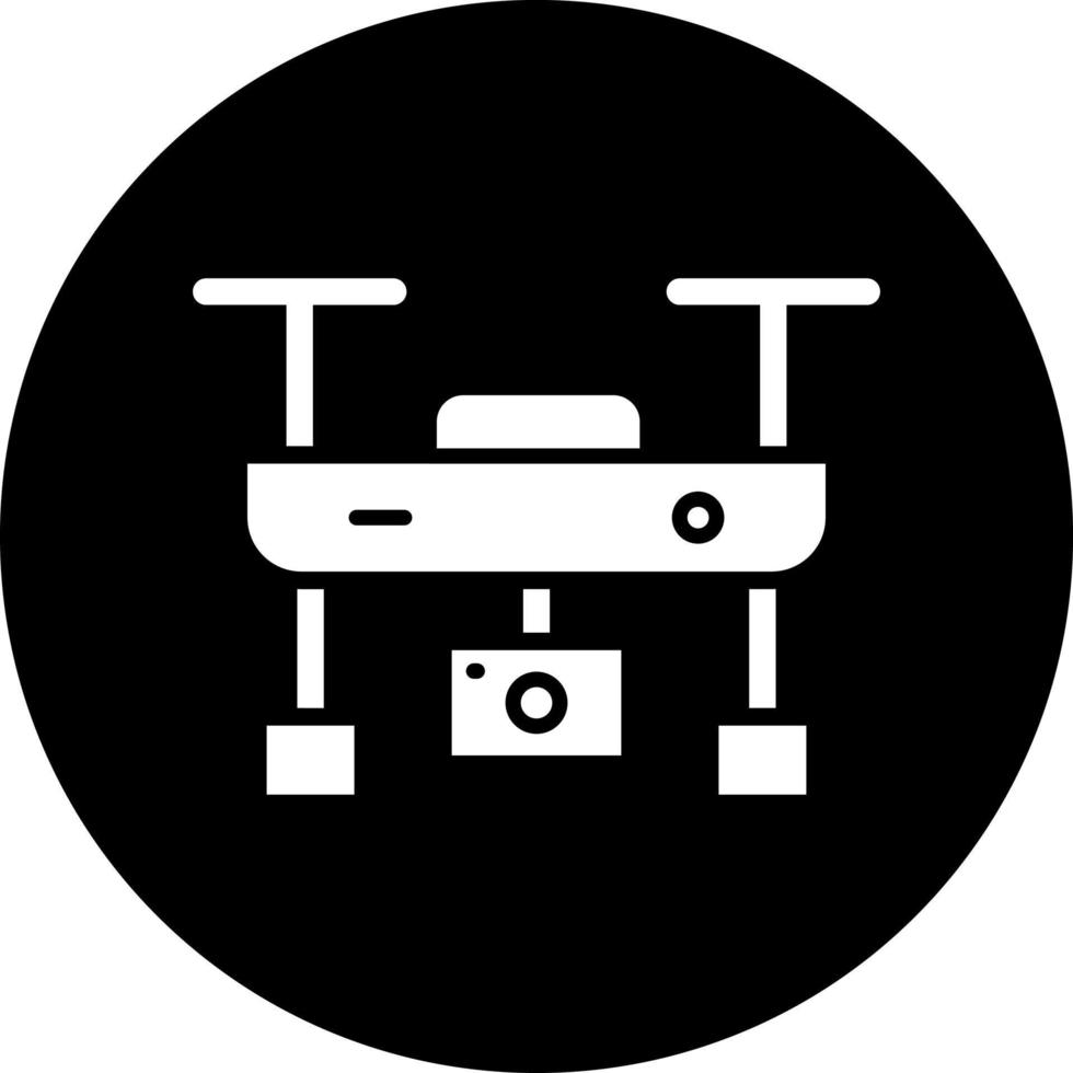 Camera Drone Vector Icon Style