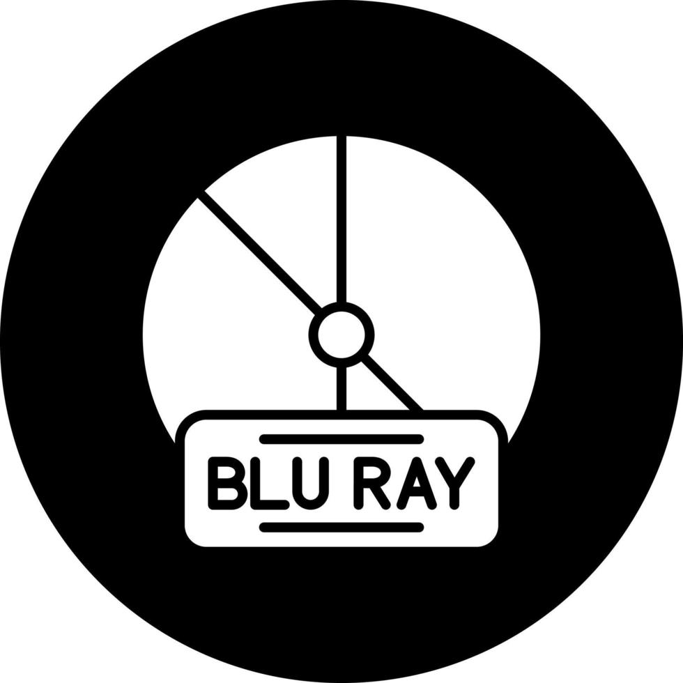 Blu Ray Vector Icon Style