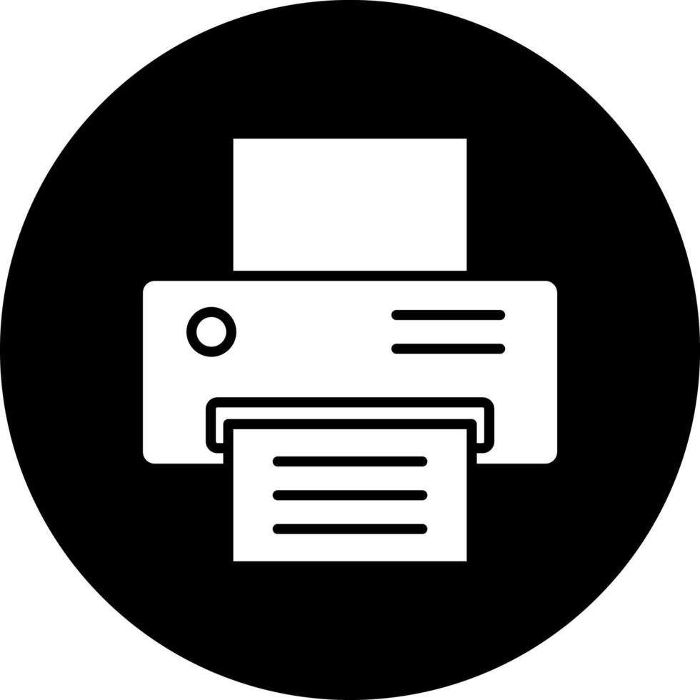 Printer Vector Icon Style