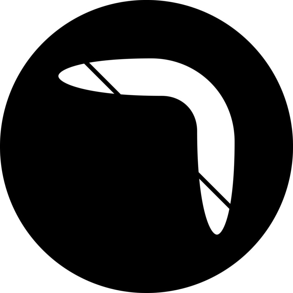 bumerang vector icono estilo