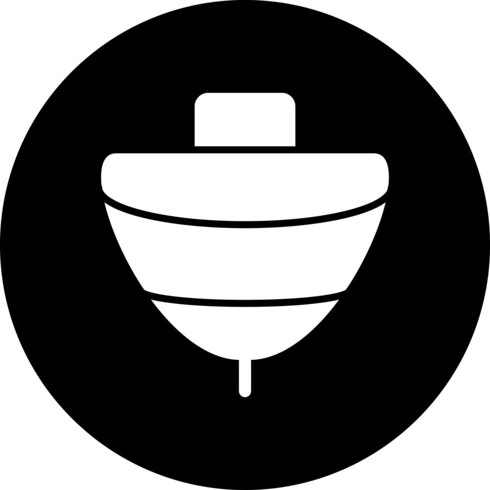 Spinning Top Vector Icon Style