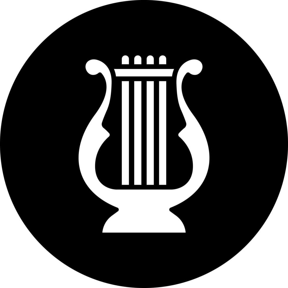 Lyre Vector Icon Style