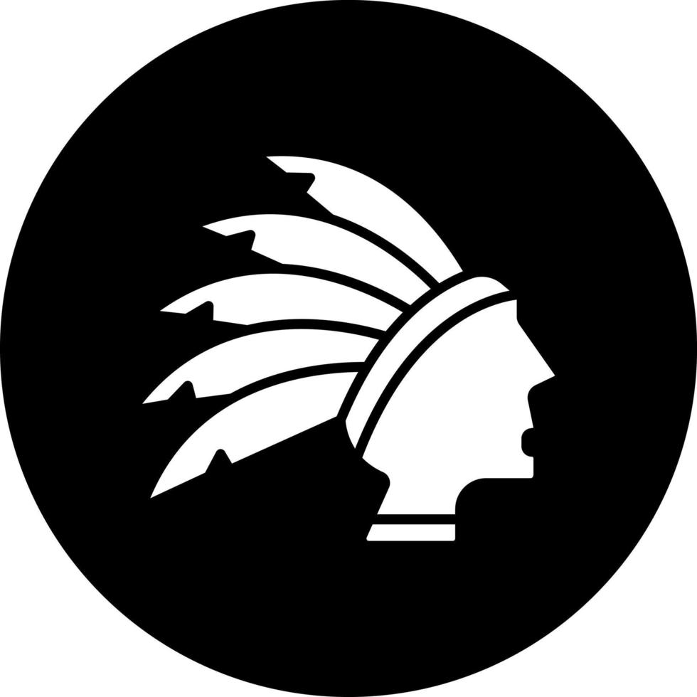 Native Indian Vector Icon Style