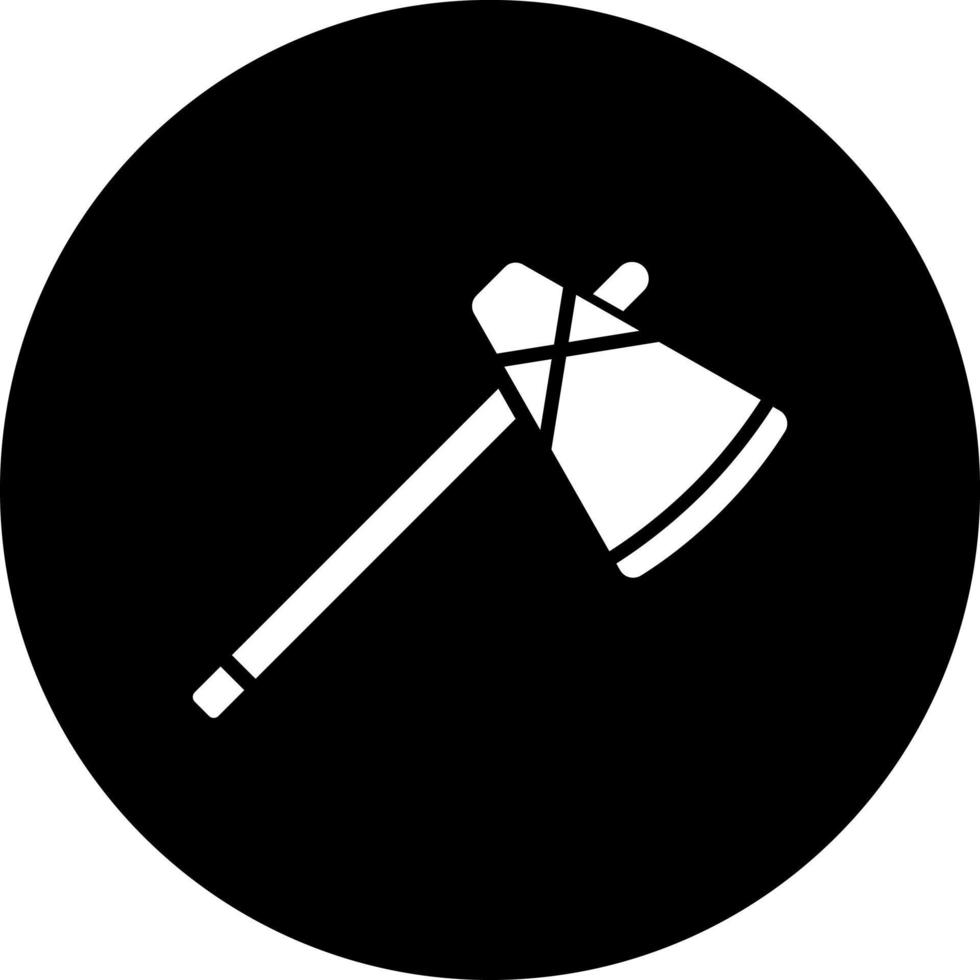 Stone Axe Vector Icon Style