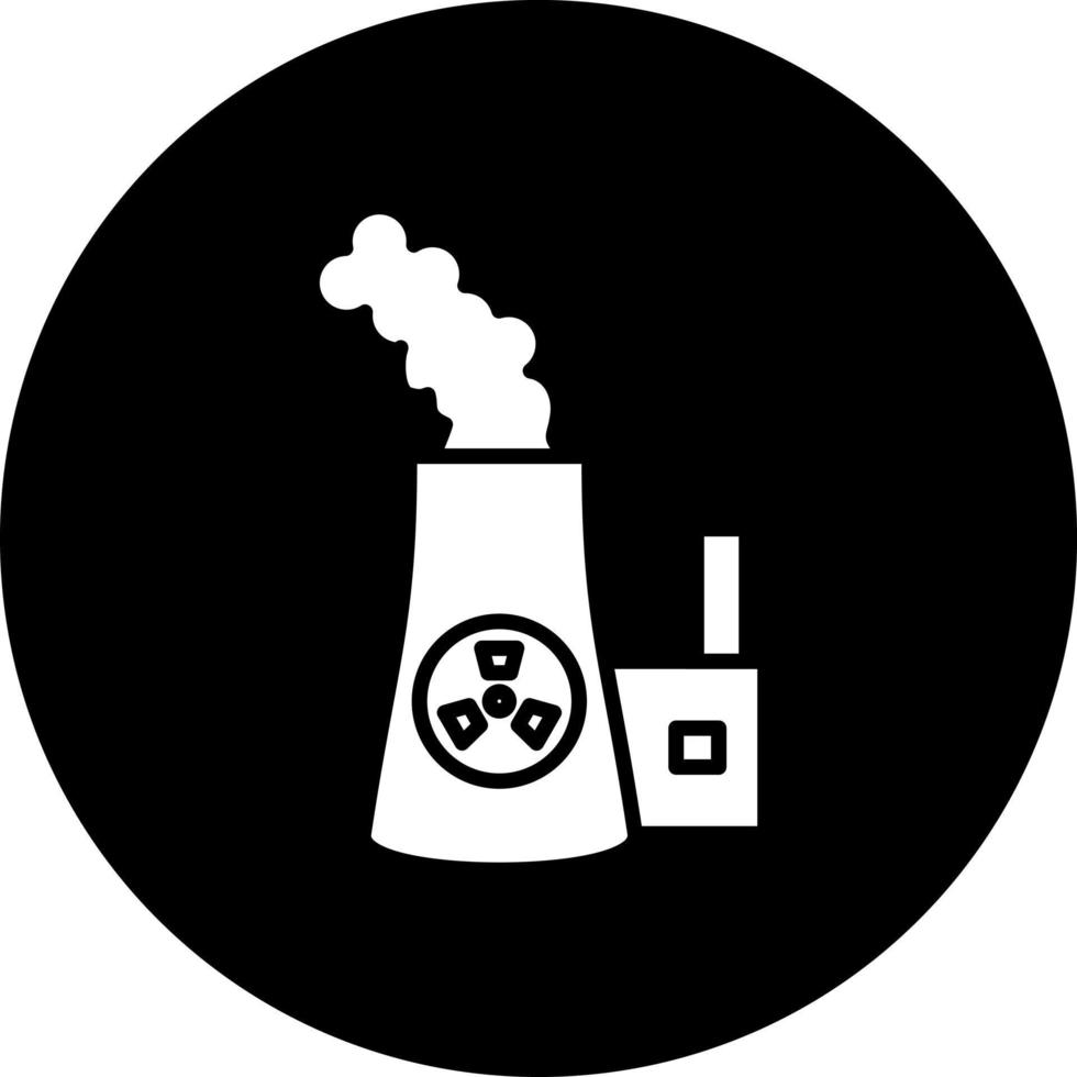 nuclear vector icono estilo