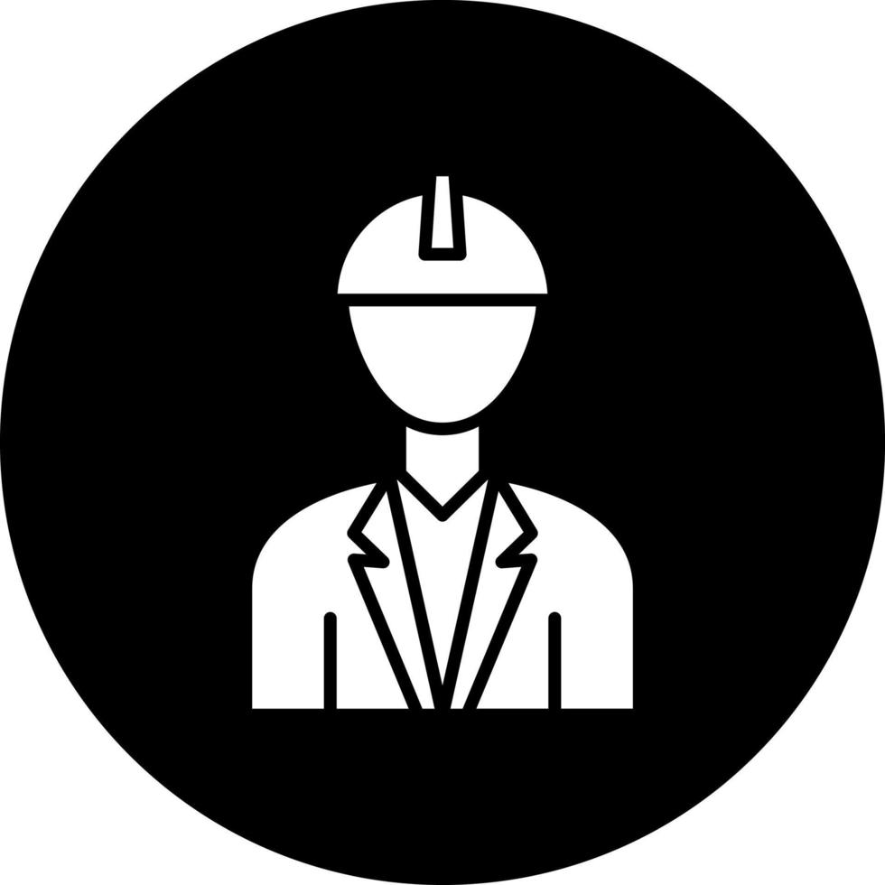 masculino ingeniero vector icono estilo