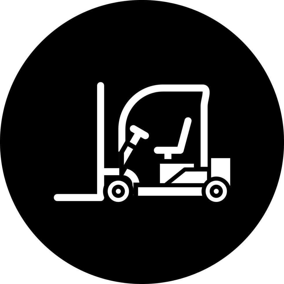 Forklift Vector Icon Style