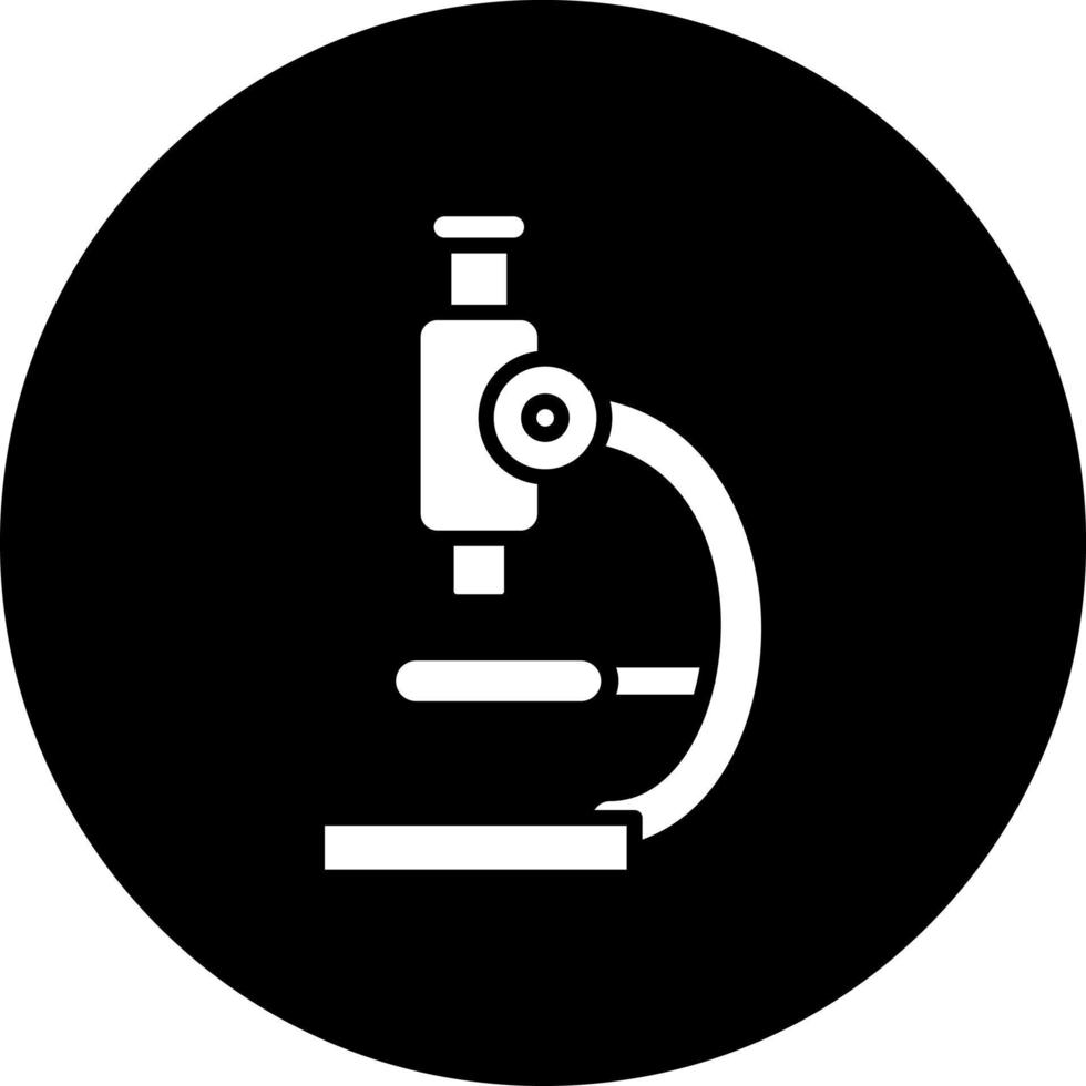 microscopio vector icono estilo