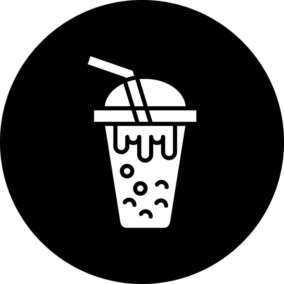 Bubble Tea Vector Icon Style