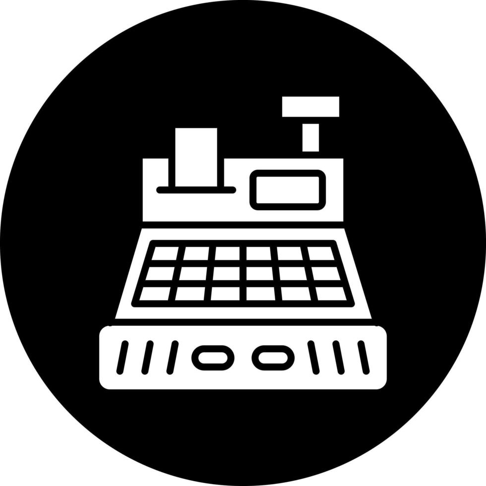 Cash Register Vector Icon Style