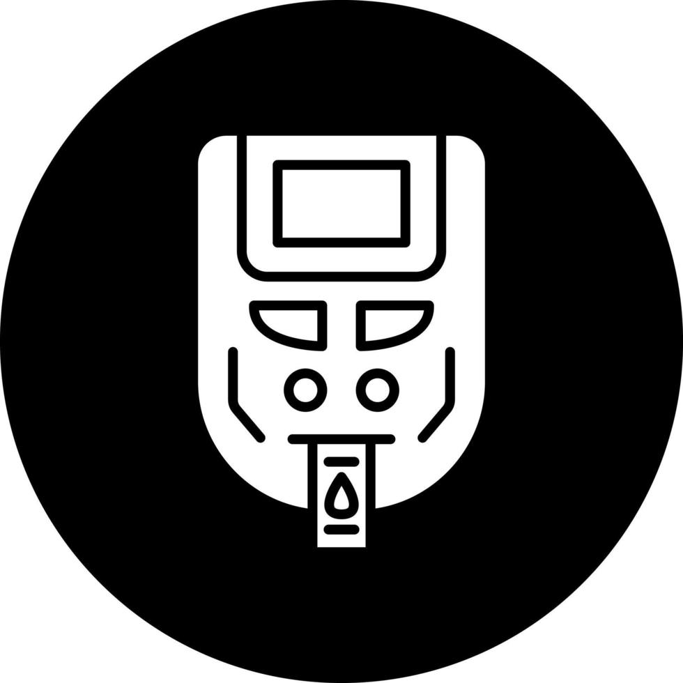 glucómetro vector icono estilo