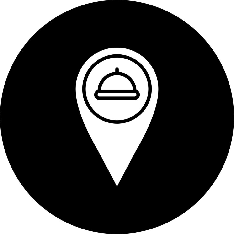 Restaurant Location Vector Icon Style
