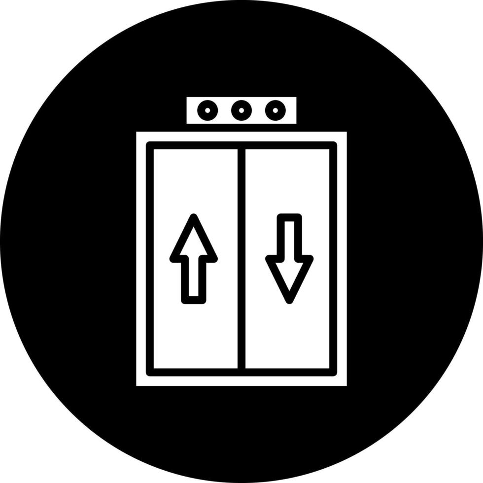 ascensor vector icono estilo