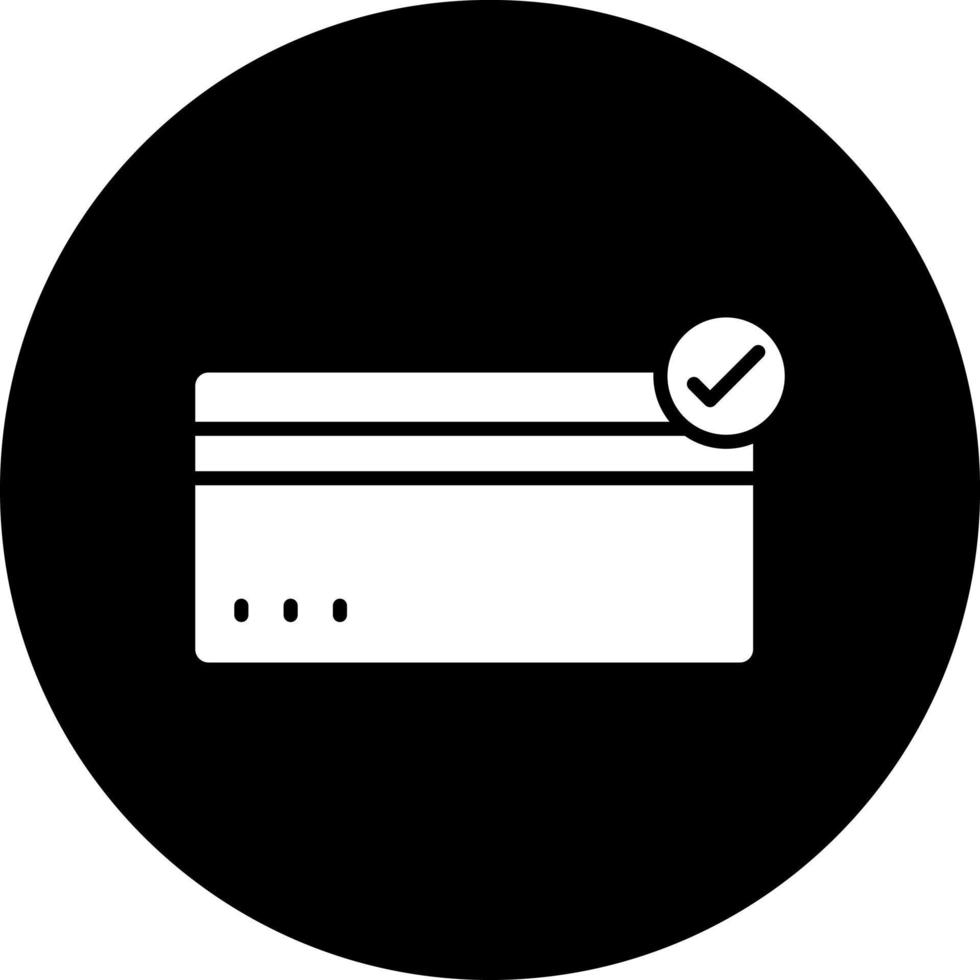 tarjeta pago vector icono estilo