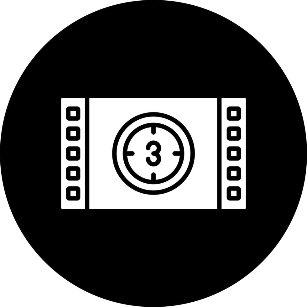 cine vector icono estilo